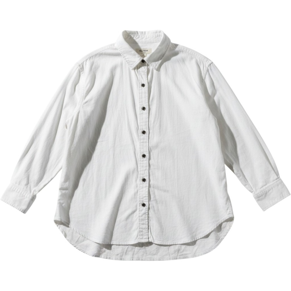 Universal Thread Button Up Shirt Womens Large White Long Sleeve Oversized Top
